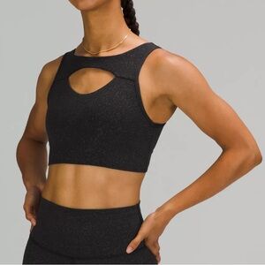 lululemon cut-out train bra